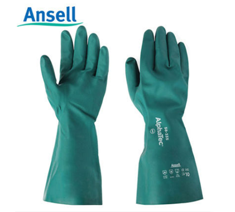 安思爾58-335丁腈橡膠防化手套