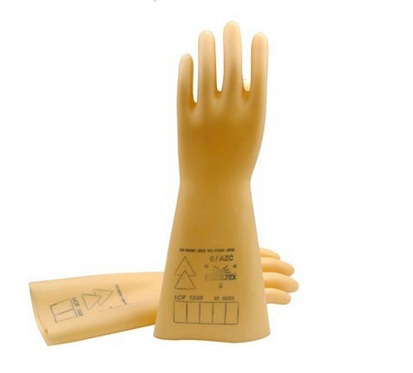 代爾塔天然乳膠絕緣手套勞保電力電工5KV